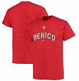 Mexico Baseball Majestic 2017 World Baseball Classic Wordmark T-Shirt Red,baseball caps,new era cap wholesale,wholesale hats